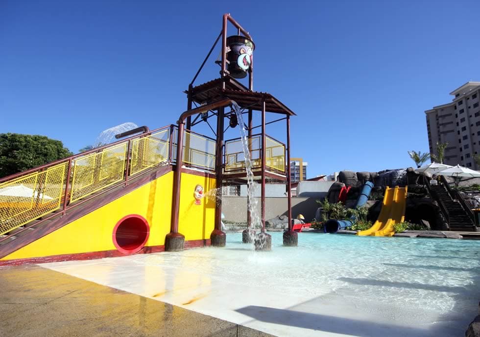 Entrada principal do Water Park em Caldas Novas.