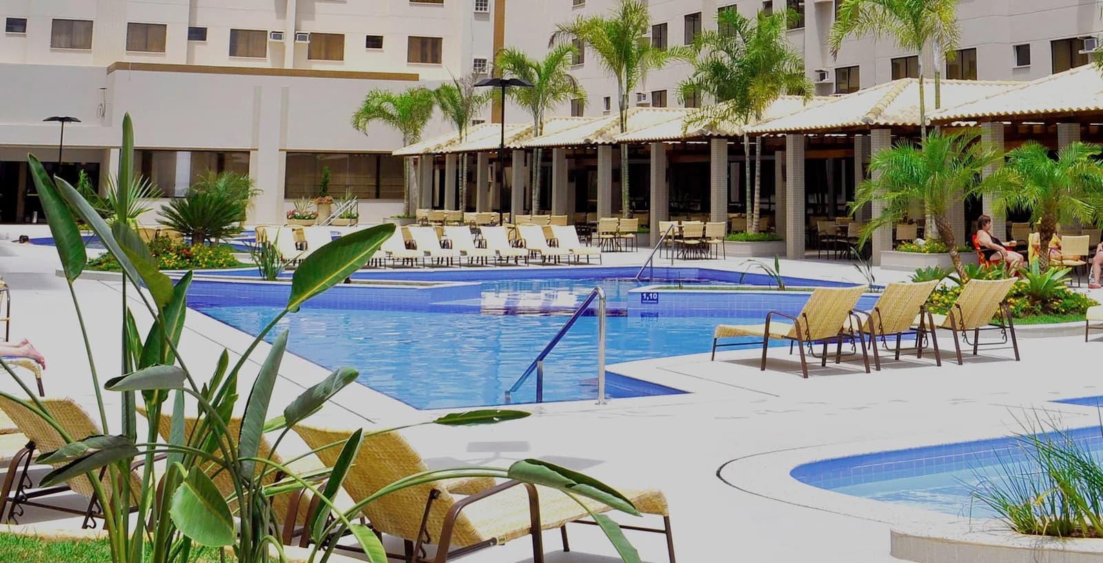Fachada principal do Alta Vista Thermas Resort.