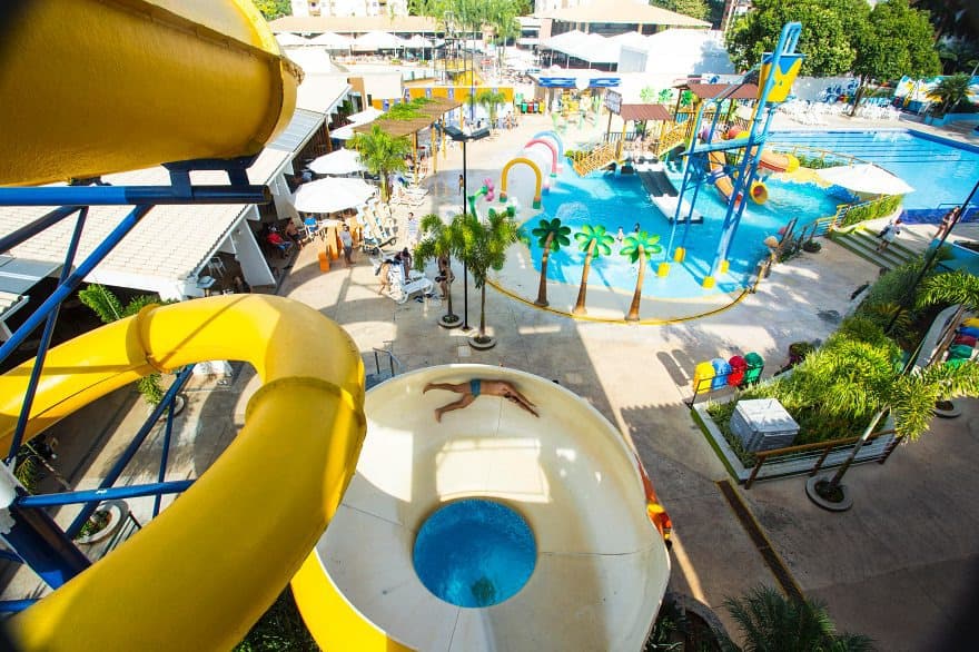 Restaurante ou lanchonete dentro do complexo do Clube Privé.