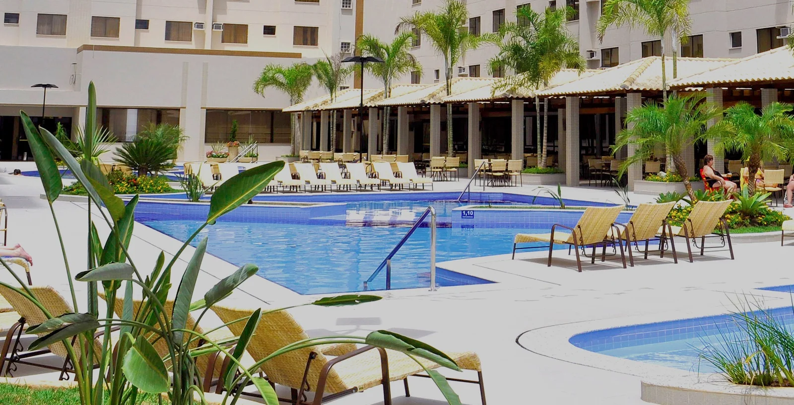 Fachada principal do Alta Vista Thermas Resort.